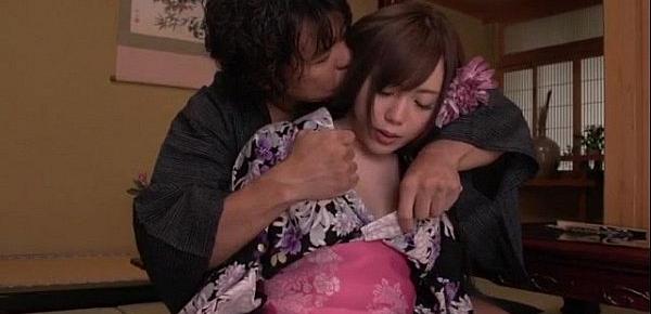  Rino Sakuragi deals cock in each of her tight love holes